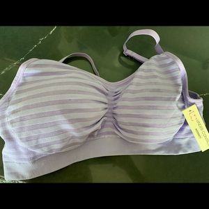 Lilac nursing bra